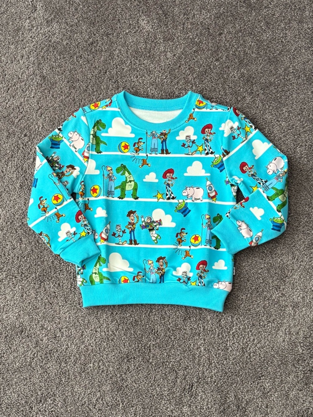 NWOT Little Sleepies Toy Story Crewneck Sweatshirt 18-24